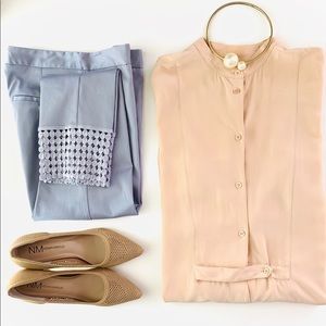 Equipment essential silk shirt, XS